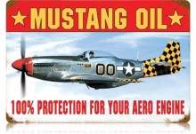 Vintage-Retro Mustang Oil Metal-Tin Sign