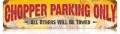 Vintage-Retro Chopper Parking Metal-Tin Sign