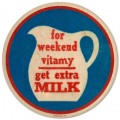 Vintage-Retro Vitamy Milk Round Metal-Tin Sign