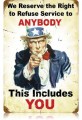 Vintage-Retro Refuse Service Metal-Tin Sign LARGE