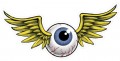 Retro Eyeball Metal Sign