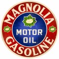 Vintage-Retro Magnolia Motor Oil Metal-Tin Sign