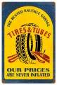 Vintage-Retro Tire Repair Metal-Tin Sign