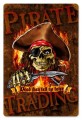 Vintage-Retro Pirate Cut Metal-Tin Sign