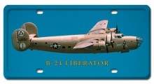 Vintage-Retro B-24 Liberator License Plate