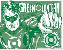 Green Lantern - Duotone Tin Sign