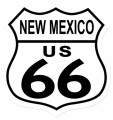 Vintage-Retro Route 66 New Mexico Shield Metal-Tin Sign