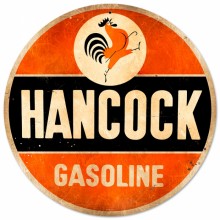 Vintage-Retro Hancock Old School Metal-Tin Sign