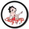 Retro Betty Boop Round Tin Sign