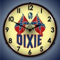 Vintage-Retro  Dixie Gas Lighted Wall Clock