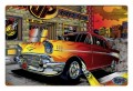 Retro Chevy Speed Shop Tin Sign