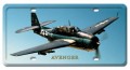 Vintage-Retro Avenger License Plate