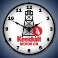 Vintage-Retro  Kendall Lighted Wall Clock
