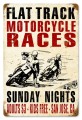 Vintage-Retro Motorcycle Races Metal-Tin Sign 1