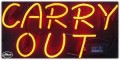 Neon Business Sign - Carry Out