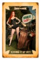 Vintage-Retro Drive In Car Hop Metal-Tin Sign