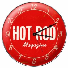 Vintage-Retro Hot Rod Magazine Wall Clock