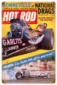 Vintage-Retro Hot Rod Magazine Garlits November 1964 Metal-Tin Sign