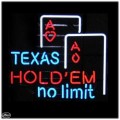 Neon Bar Sign - Texas Hold'em No Limit
