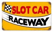 Vintage-Retro Slot Car Metal-Tin Sign