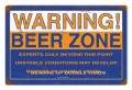 Vintage-Retro Beer Zone Metal-Tin Sign