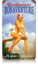 Vintage-Retro Bonaventure Metal-Tin Sign