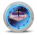 Retro Las Vegas Neon Clock