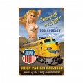 Vintage Smooth as Silk Metal Sign 24 x 36 Inches Inches