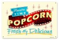 Vintage-Retro Popcorn Fresh Metal-Tin Sign