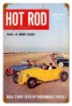 Vintage-Retro Drag Strips (Apr. 1951) Metal-Tin Sign