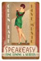 Vintage-Retro Speakeasy Metal-Tin Sign