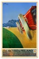 Vintage Milan Grand Prix 24 x 16 inches Tin Sign