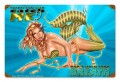 Vintage-Retro Oceana Mermaid - Pin-Up Girl Metal Sign -