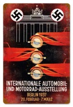 Vintage-Retro International Auto Show Metal-Tin Sign