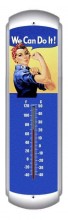 Vintage-Retro Rosie the Riveter Thermometer