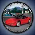 Vintage-Retro  C5   Raceway Lighted Wall Clock