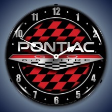 Vintage-Retro  Pontiac GTO Lighted Wall Clock