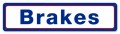 Retro Mobil Brakes Tin Sign 20 x 5  Inches