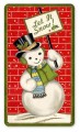 Vintage-Retro Snowman Metal-Tin Sign