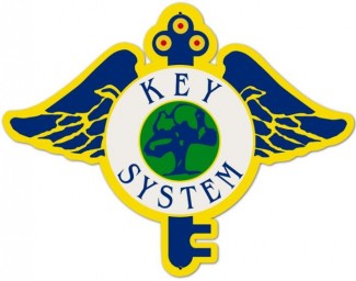 Vintage-Retro Key System Metal-Tin Sign