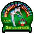 Vintage-Retro Mendo Medical Round Banner Metal-Tin Sign