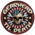 Vintage-Retro Gearhead Round Metal-Tin Sign