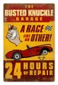 Vintage  24 Hour Repair Metal Sign