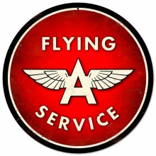 Vintage-Retro Flying A Service Metal-Tin Sign