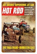 Vintage-Retro Dirt Track (Aug. 1968) Metal-Tin Sign