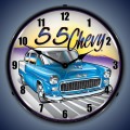 Vintage-Retro  1955 Chevy Lighted Wall Clock