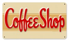 Vintage-Retro Coffee Shop Metal-Tin Sign