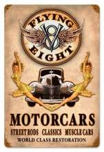 Vintage-Retro Flying 8 Metal-Tin Sign