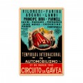 Vintage Gavea Circut Metal Sign 16 x 24 Inches Inches