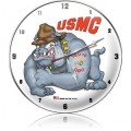 Vintage-Retro USMC First to Fight Wall Clock
